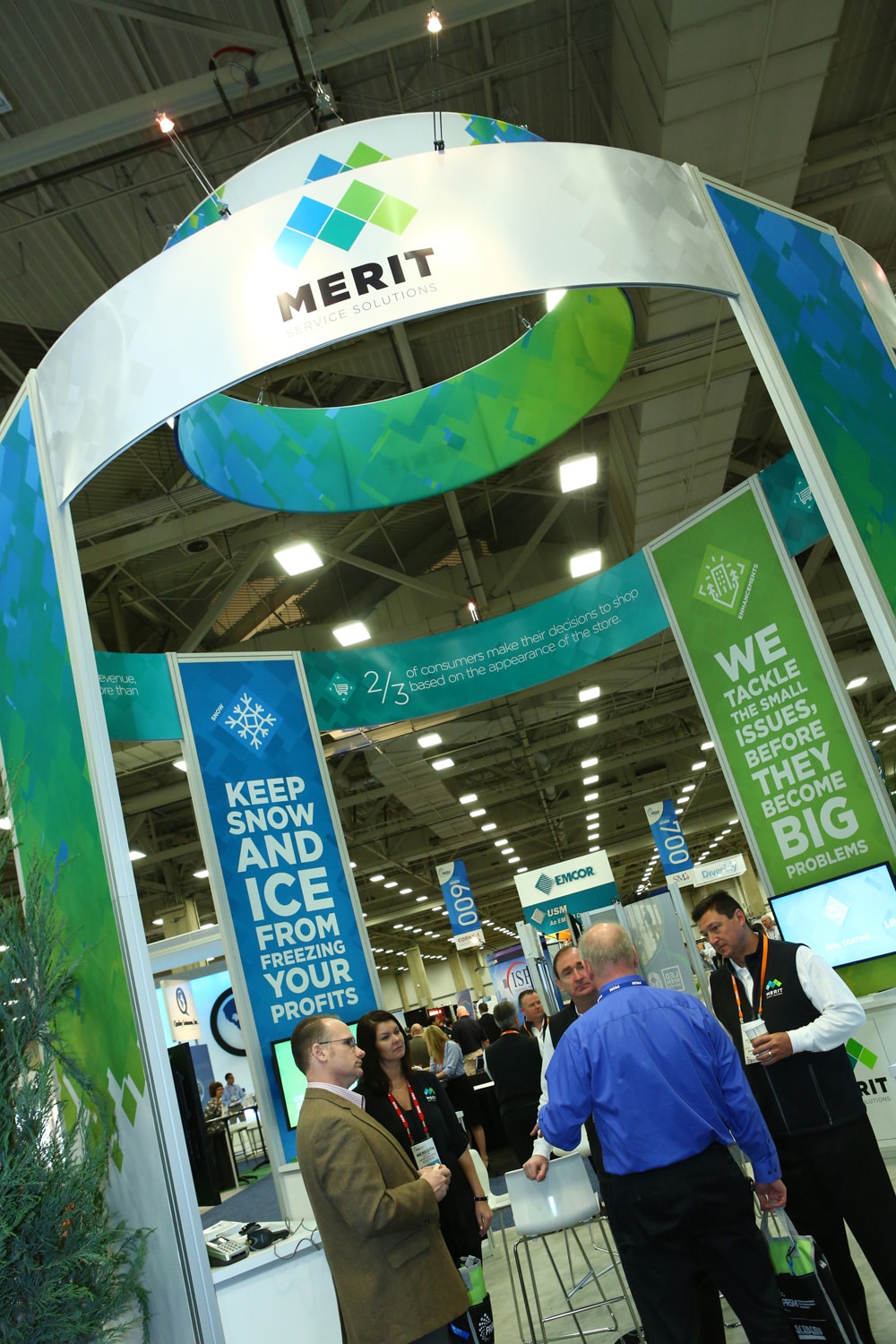 MERIT Tradeshow Booth